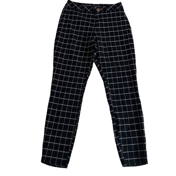 PS/LA Grid Pattern Black & White Pants Size Medium - Picture 2 of 16